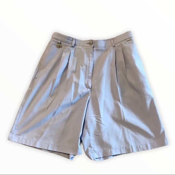 Liz Claiborne Size 12 Pale Blue Polyester Shorts - Picture 2 of 6